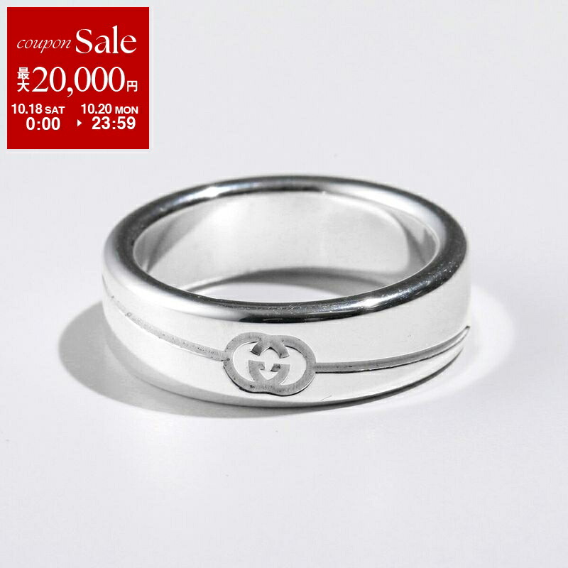 楽天市場】グッチ ダイアゴナル インターロッキングG リング
