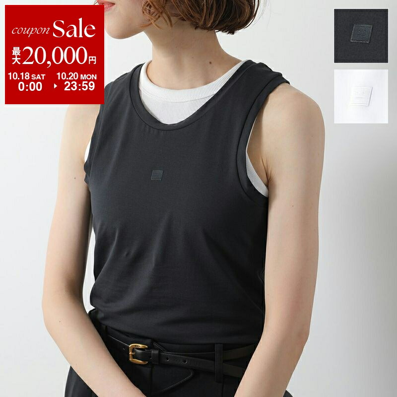 courrèges（クレージュ）ブラック ノースリーブ タンクトップ 新品 courreges Courreges クレージュ タンクトップ FITTED TANK TOP
