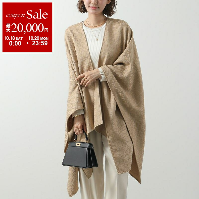 FENDI 、ポンチョ、羽織り FENDI フェンディ ポンチョ FXX776 ASFX レディース ケープ