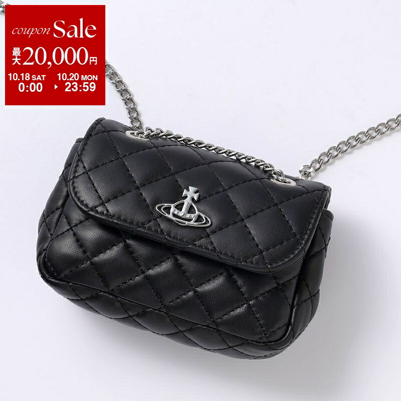 ヴィヴィアンウエストウッド ショルダーバッグ キルティング チェーン 黒 ヴィヴィアン ウエストウッド Vivienne Westwood ショルダー