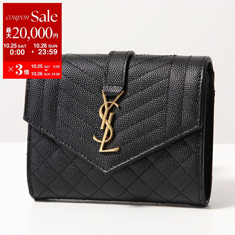 楽天市場】SAINT LAURENT サンローラン 三つ折り財布 668274
