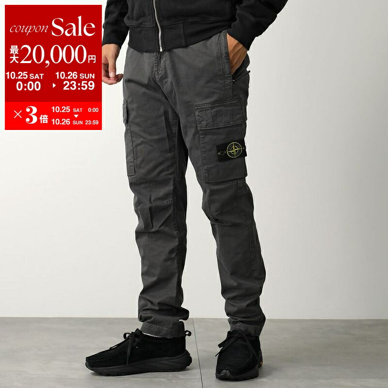 STONE  メンズカーゴパンツ ストーンアイランド STONE ISLAND メンズ カーゴパンツ ブラック