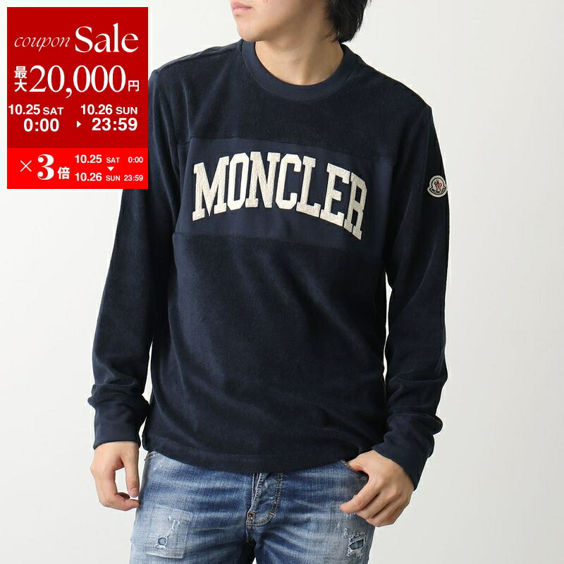 MONCLER モンクレール ロンT ネイビー MONCLER モンクレール ロングスリーブTシャツ 8D00018 778