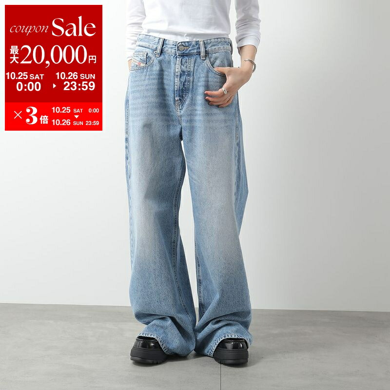 最終値下 YOOX購入 Diesel D-sire 1996 デニムカーゴパンツ 1996 D-SIRE 0NLAX STRAIGHT JEANS | Blue Women's Denim Pants