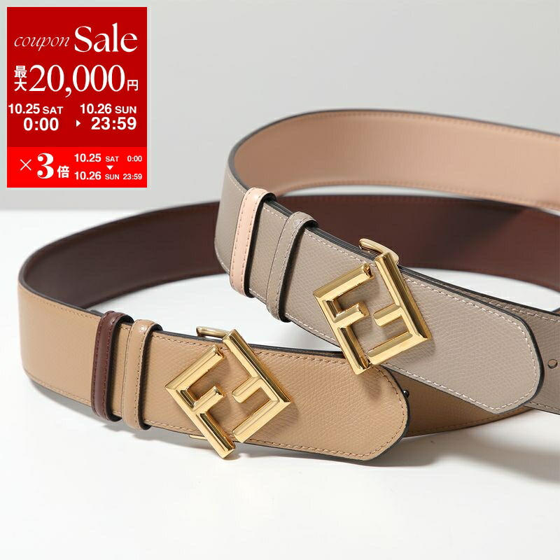 楽天市場】FENDI フェンディ FF Logo Belt ベルト FF柄 FF