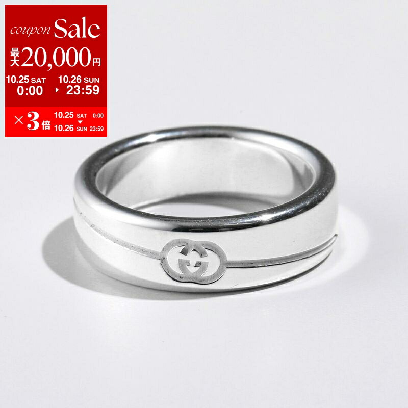 楽天市場】グッチ ダイアゴナル インターロッキングG リング