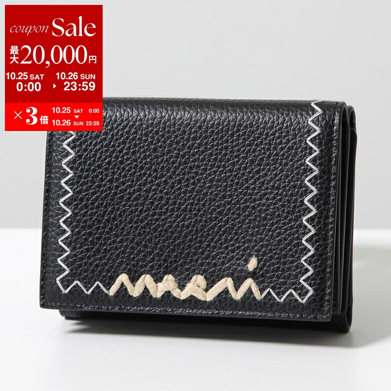 楽天市場】MARNI マルニ 三つ折り財布 PFMOW02Q06 P6533