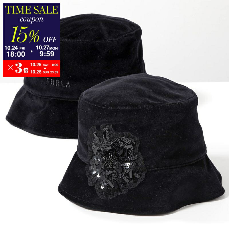GANNI ボアバケットハット ブラック ガニー ガニー GANNI GANNI バケットハット Bucket Hat ロゴ 帽子