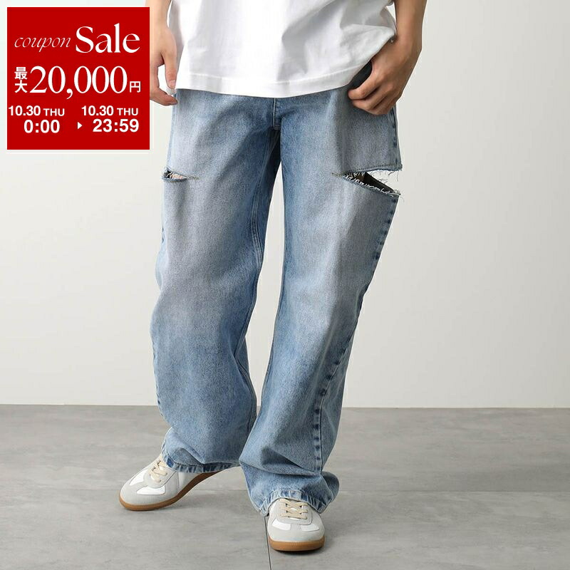 メゾンマルジェラ ジーンズ スラッシュディテール カットオフ ジーパン Maison Margiela(メゾンマルジェラ) スラッシュディテール