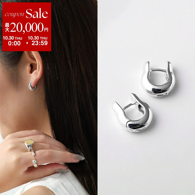 ANNIKA INEZ アニカイネズ ハートフープ ピアス ラージシルバー 片耳 Annika Inez* Heart Hoops ハートピアス ラージ シルバー