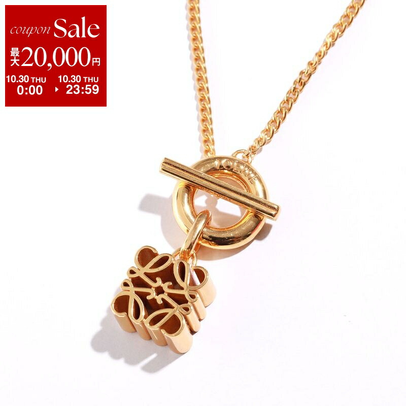 LOEWE ゴールド ネックレス ロゴチャーム LOEWE - ロエベ LOEWE ネックレス ペンダント チョーカー