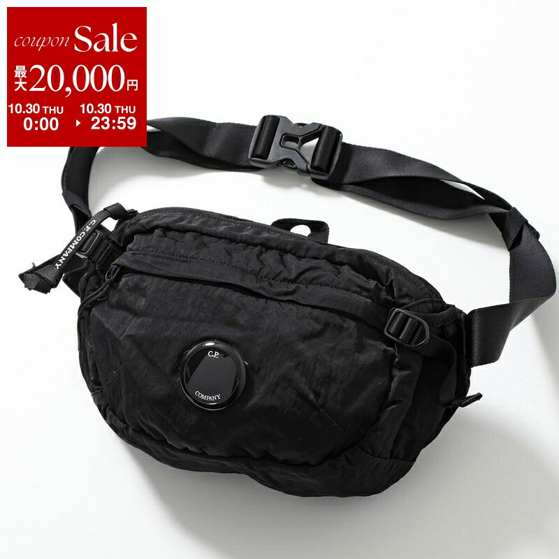 CP COMPANY シーピーカンパニー レンズショルダーバッグ ブラック C.P. Company☆レンズワッペン ボディ・ショルダーバッグ (C.P.