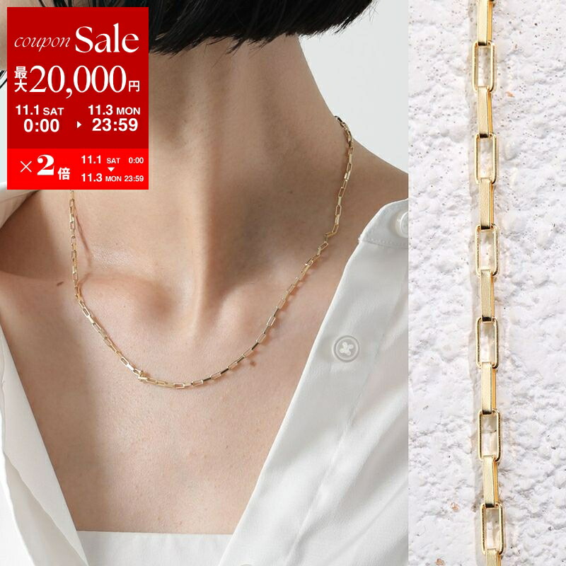【定価7.3万】TOMWOOD Square Chain ネックレス ゴールド 定価7.3万】TOMWOOD Square Chain ネックレス ゴールド 定価7.3万