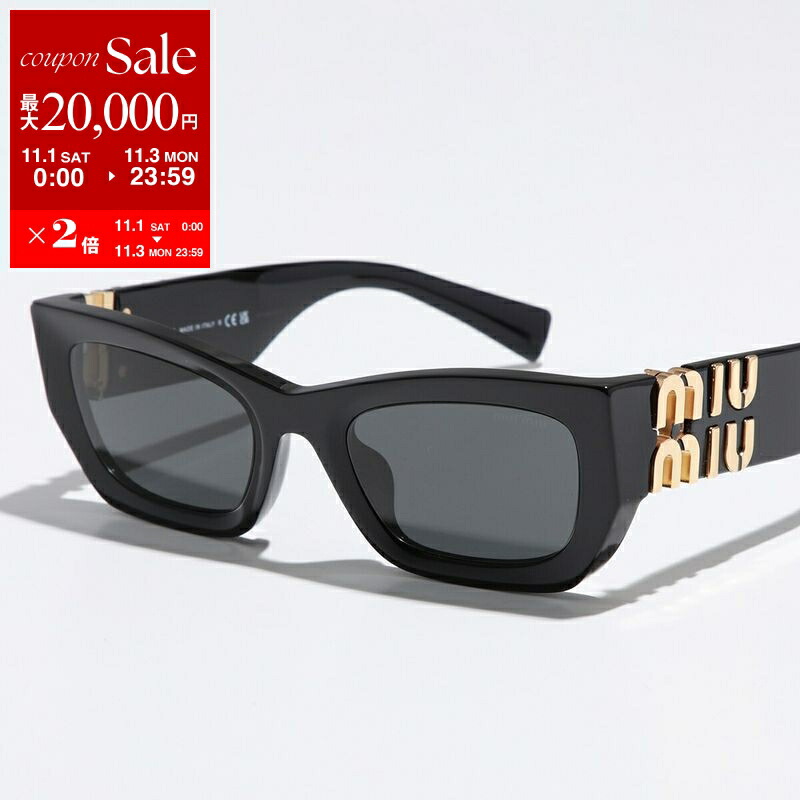 ミュウミュウ 黒サングラス｜純正ケース完備 楽天市場】【11/5-0時～10％OFFクーポン対象】MIUMIU ミュウ