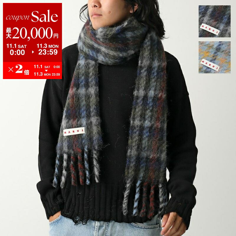 楽天市場】MARNI マルニ マフラー スカーフ SCMC0126Y0 UAW039