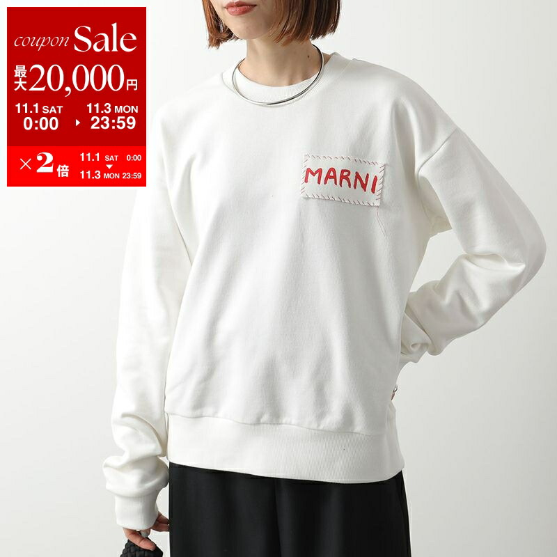 マルニ　MARNI トレーナー　スウェット MARNI - トレーナー / スウェット (オーバーシルエット) / ロゴ