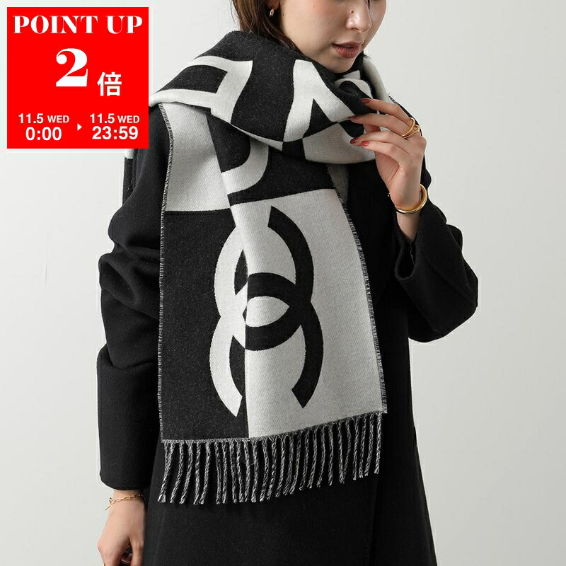 楽天市場】CHANEL シャネル マフラー AA9403 B13801 レディース ロゴ