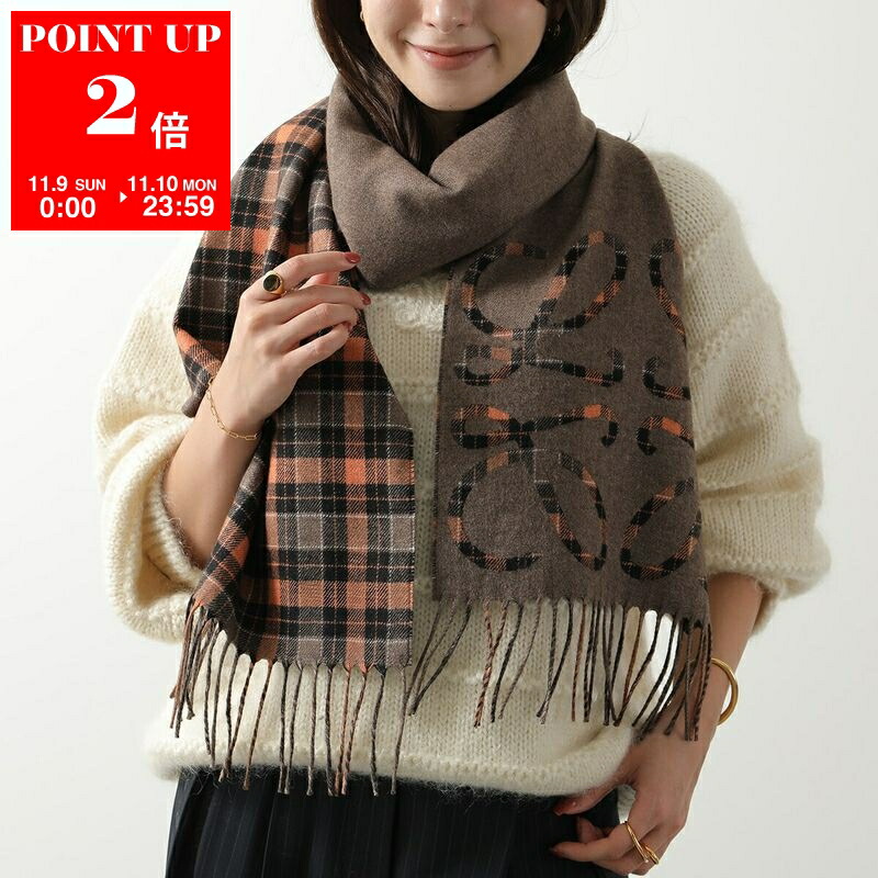 LOEW フリンジ付きマフラー LOEW フリンジ付きマフラー 8800024Y0052_m1_a019.jpg