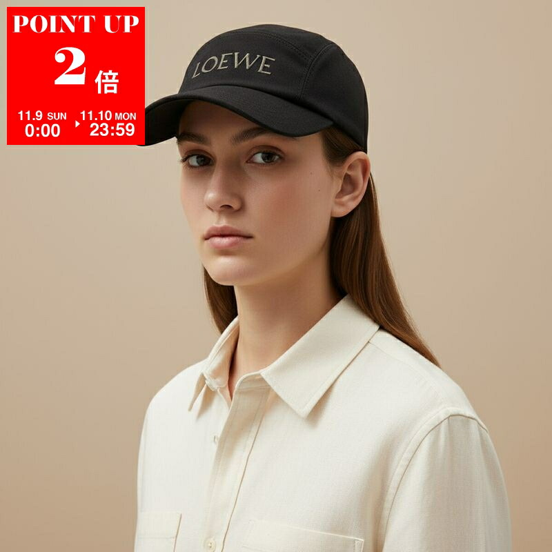 LOEWE アイボリー ロゴキャップ ロエベ LOEWE キャップ ロゴ キャップ アイボリー 楽天市場