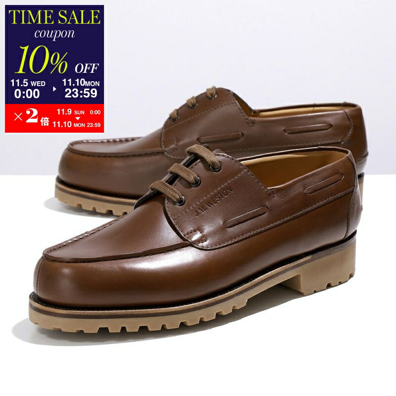 靴 J.M. WESTON 690 YACHTING DERBY 690 Yachting Derby in Tan Brown Russian Calf by J. M. Weston