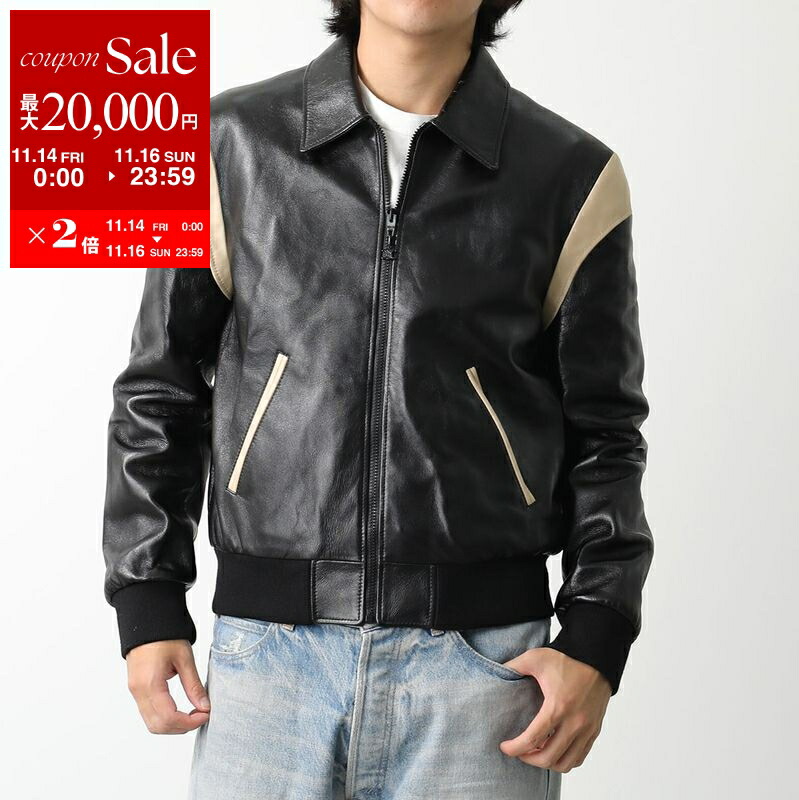 CELINE メンズ スウェット ジップ ジャー ジ 黄/黒バイカラーブルゾン CELINE メンズ スウェット ジップ ジャー ジ 黄/黒バイカラーブルゾン