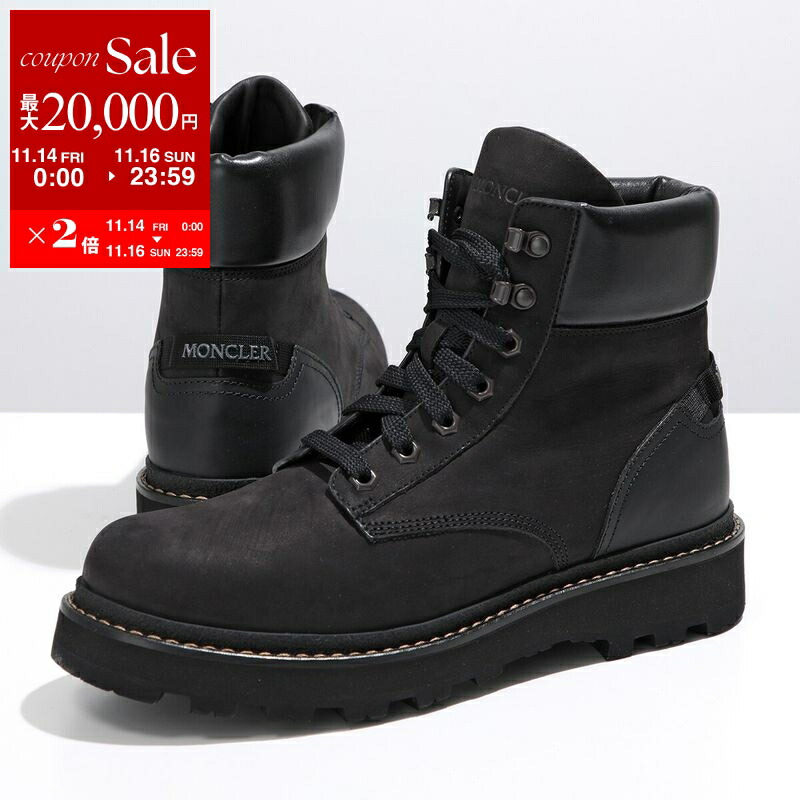 楽天市場】モンクレール ブーツ メンズ レースアップブーツ レザー