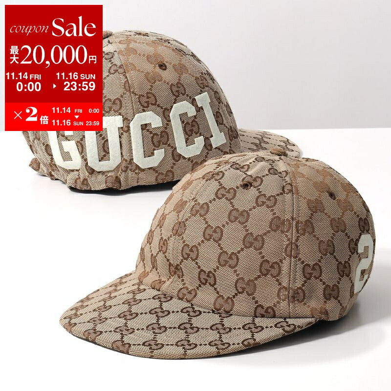 楽天市場】グッチ 帽子 GGパターン グレー ブラック メンズ GUCCI
