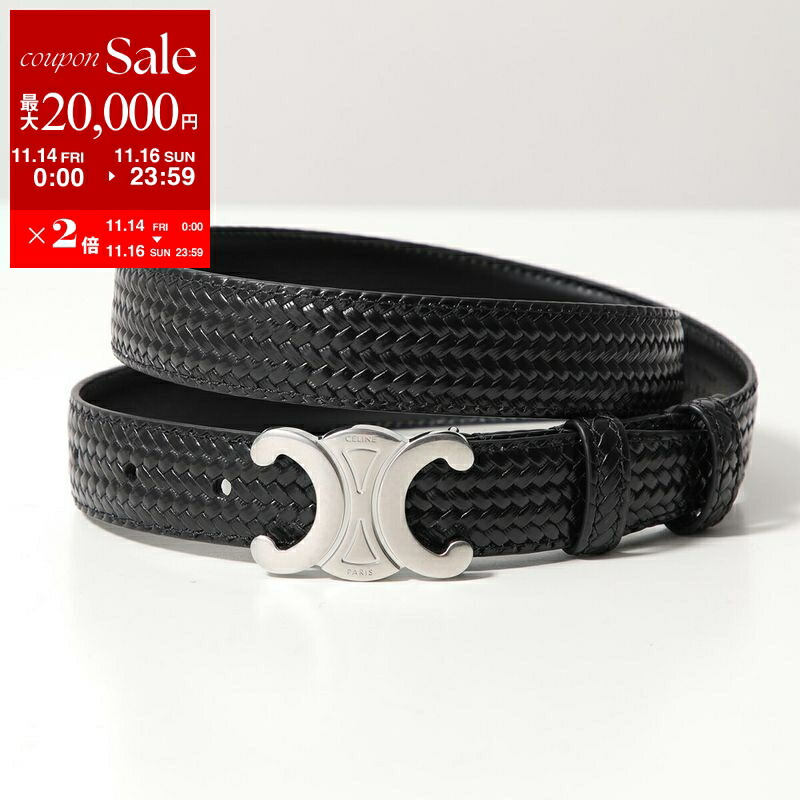 楽天市場】CELINE セリーヌ Medium Triomphe Canvas Belt ミディアム