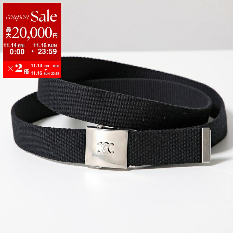楽天市場】CELINE セリーヌ Medium Triomphe Canvas Belt ミディアム