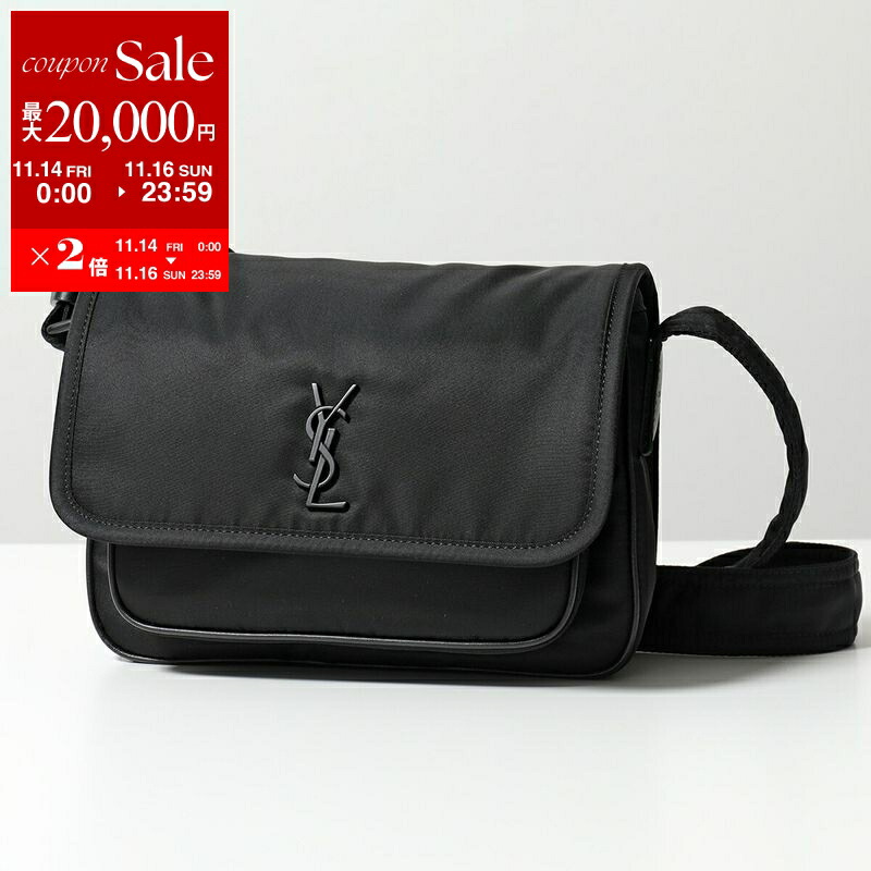 ロラライハリス♡ブラックWデニム本革コラボ♡刺繍の三日月ショルダー