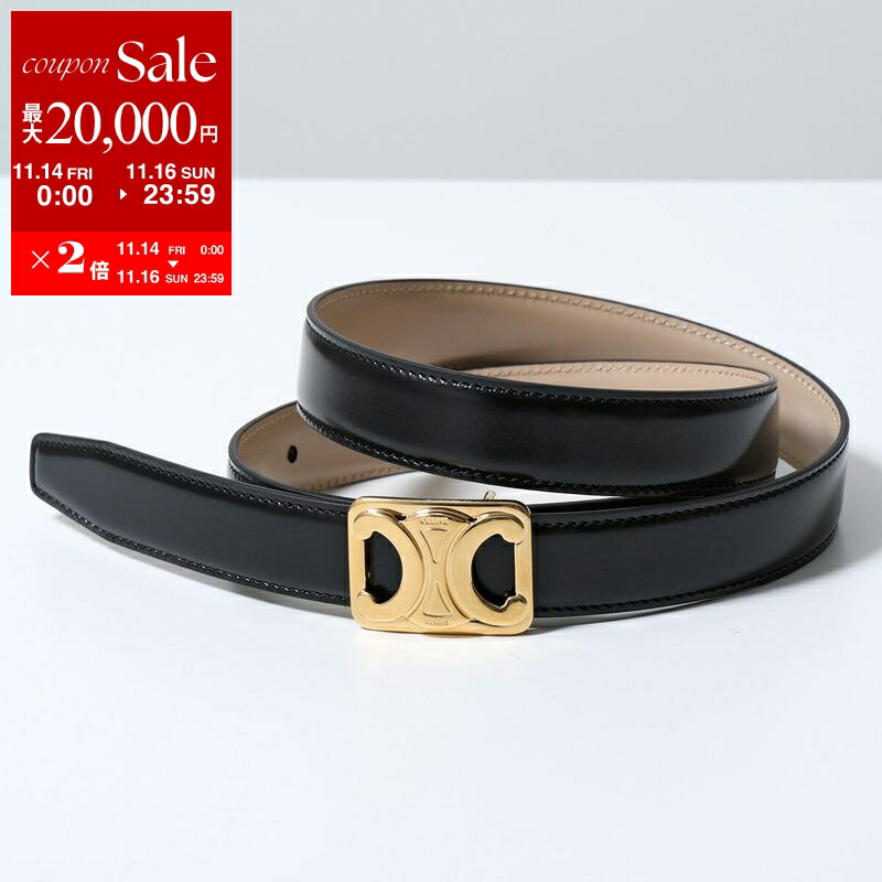 楽天市場】CELINE セリーヌ ベルト Medium 25mm 45BAG3A01.38SI
