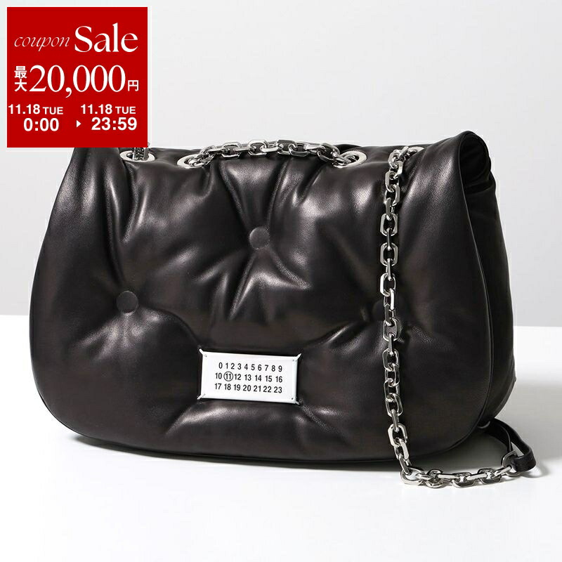 MAISON MARGIELA マルジェラ ショルダーがま口財布 レザー MAISON MARGIELA マルジェラ ショルダーがま口財布 レザー