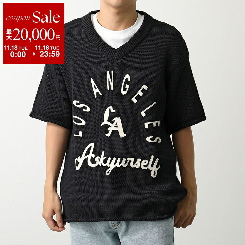 楽天市場】ASKYURSELF アスクユアセルフ ニット REPAIRED BANNED KNIT