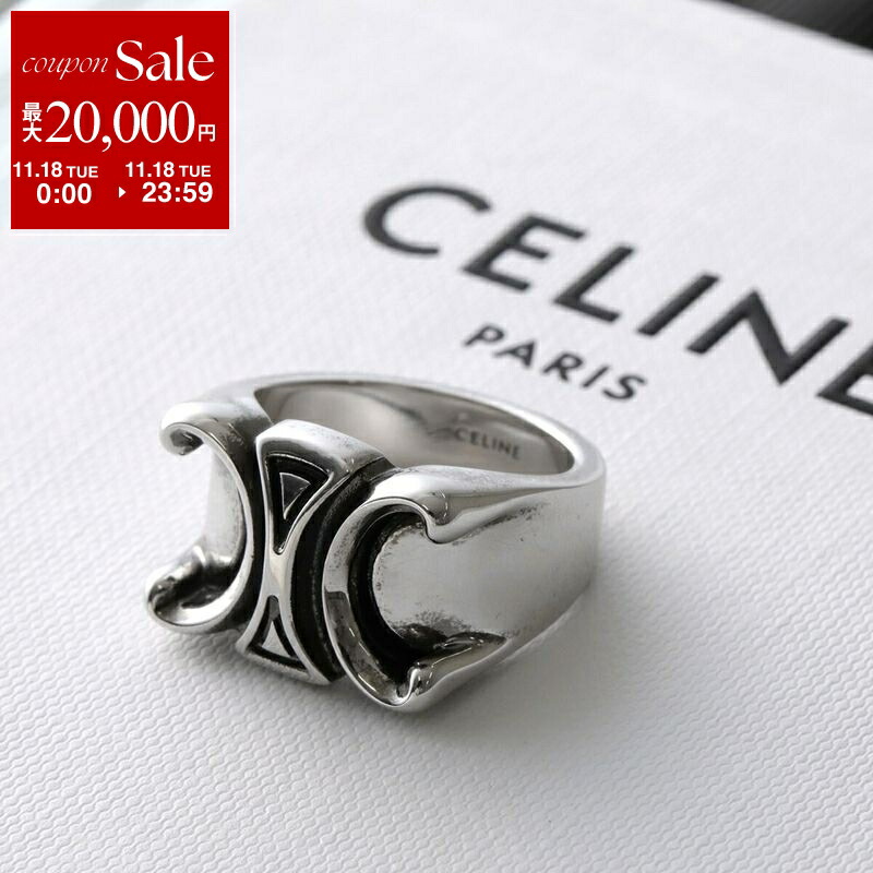 未使用　CELINE シルバーリング　58 オニキス　トリオンフ 楽天市場】【11/18限定・最大2万円OFFクーポン配布中】CELINE セリーヌ