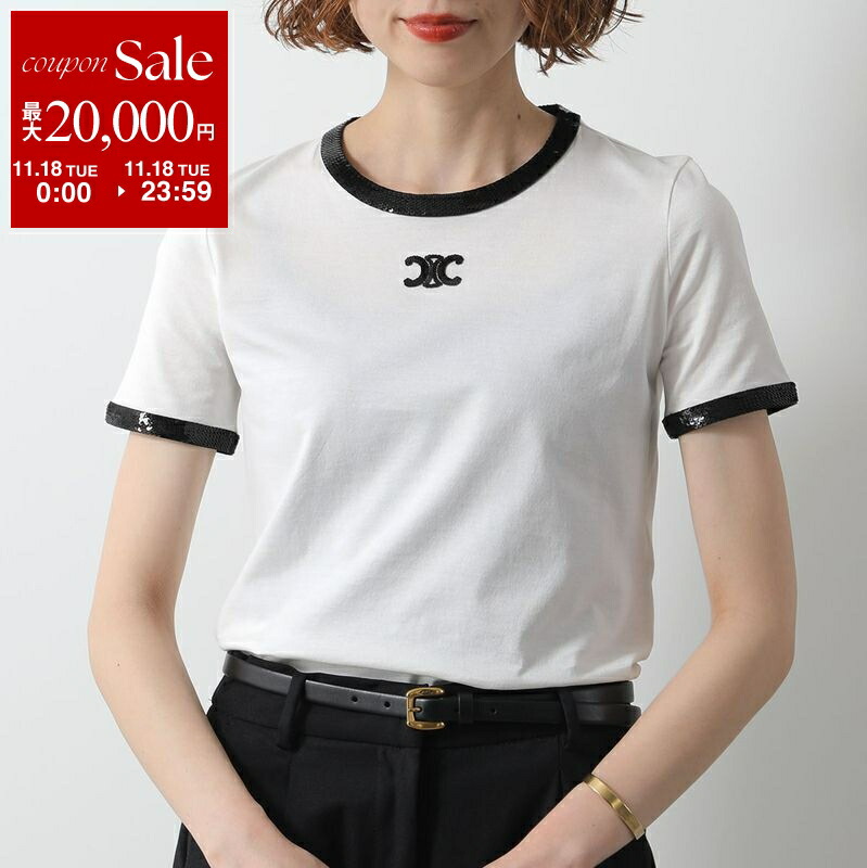 楽天市場】CELINE セリーヌ Tシャツ 2X14O671Q.01CB レディース 半袖