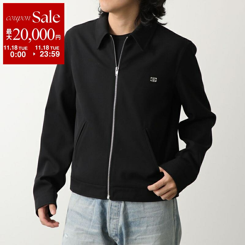 CELINE セリーヌ ブラック デニム トラッカー ジャケット CELINE セリーヌ デニムジャケット 2Q472947F.38CH メンズ デニム