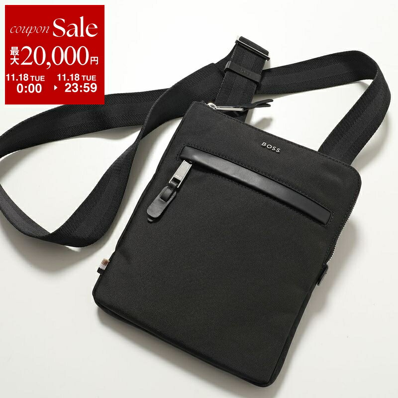 【美品】ヒューゴボス　メッセンジャーバック　レザー　黒　A4収納可　ロゴ金具 楽天市場】HUGO BOSS ヒューゴボス ショルダーバッグ 50536491 メンズ