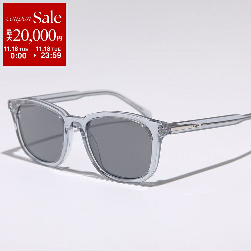 PRADA サングラス PRADA プラダ ロゴ サングラス SPR 17Y メンズ ボストン型 セル