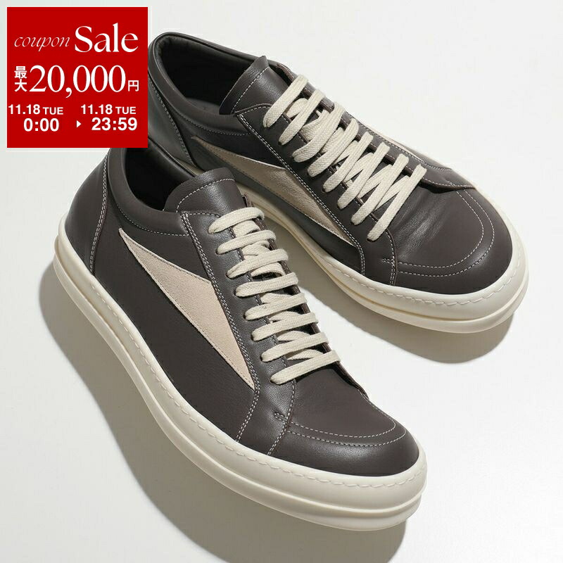 【人気】リック オウエンス スニーカー レザー 黒白 楽天市場】【11/20限定・最大2万円OFFクーポン配布中】Rick Owens