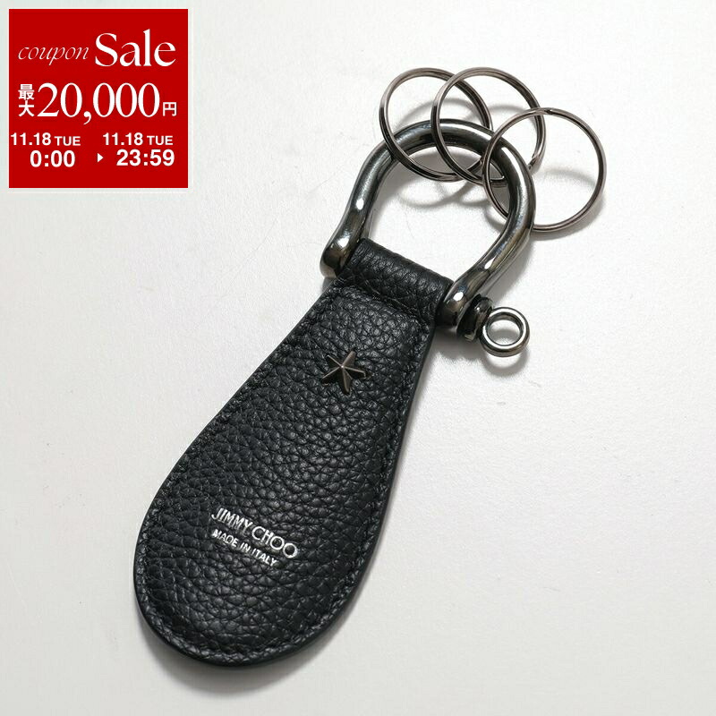 JIMMY CHOO WARWICK ブラックキーホルダー 楽天市場】Jimmy Choo ジミーチュウ キーリング WARWICK/S DOO
