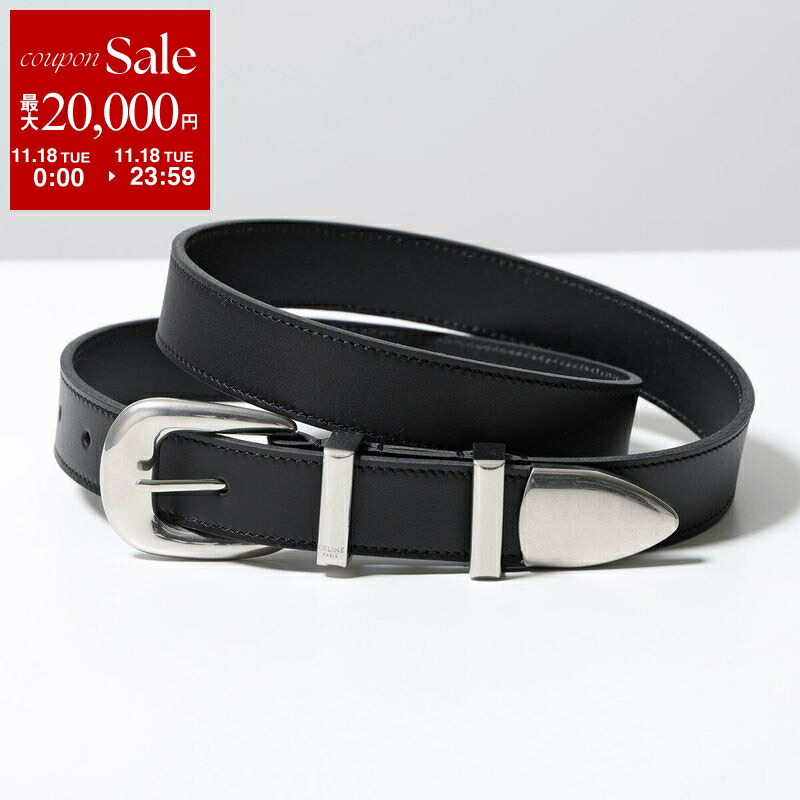 楽天市場】CELINE セリーヌ ベルト Medium 25mm 45BAG3A01.38SI