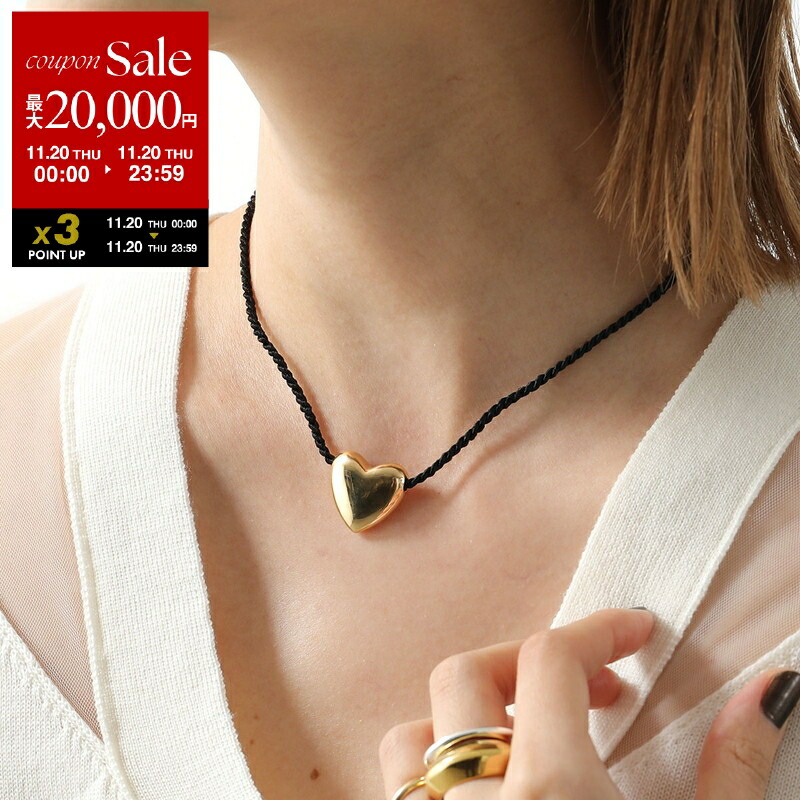 楽天市場】ANNIKA INEZ アニカイネズ ネックレス Heart Necklace Lrg