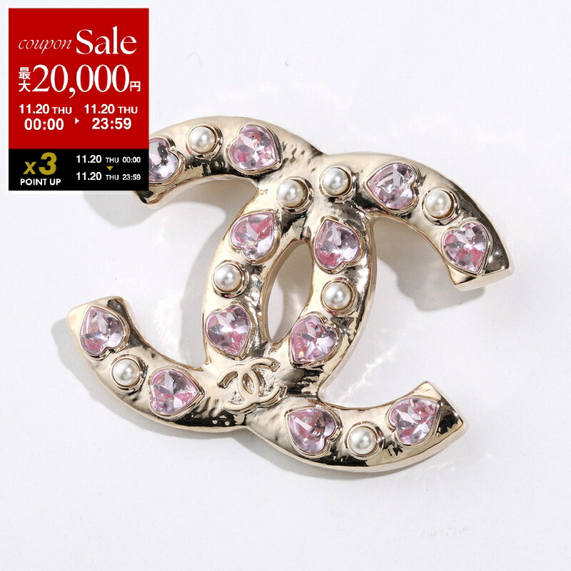 楽天市場】CHANEL シャネル ブローチ A63085 Y02033 レディース メタル