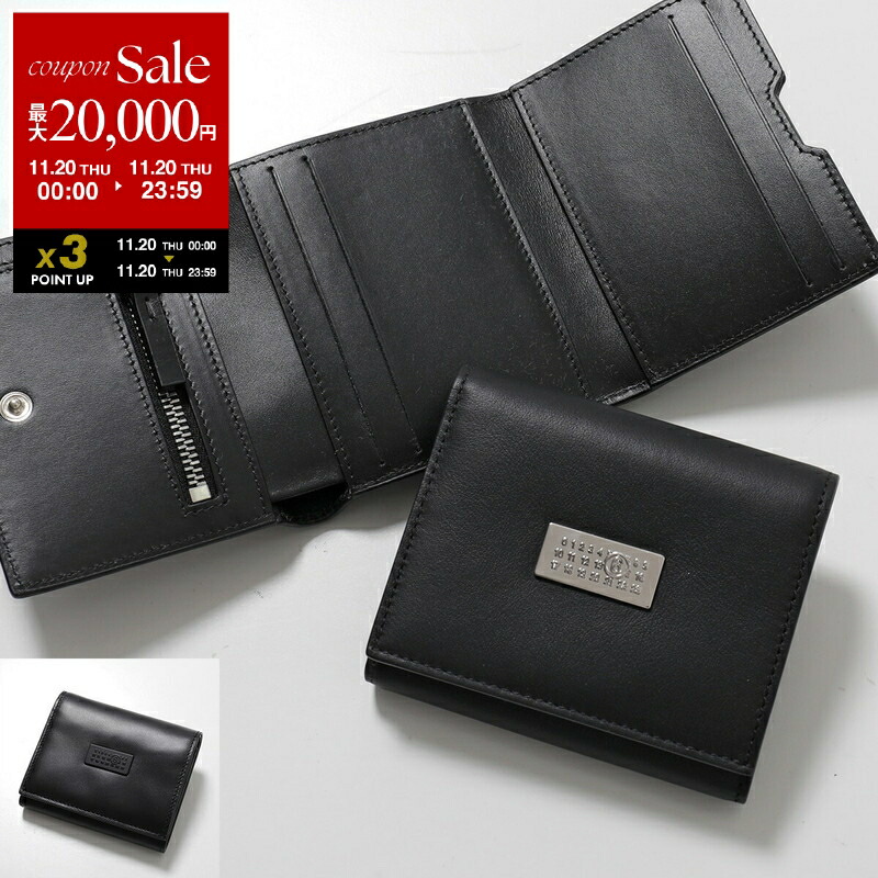 楽天市場】MM6 エムエムシックス メゾンマルジェラ 三つ折り財布