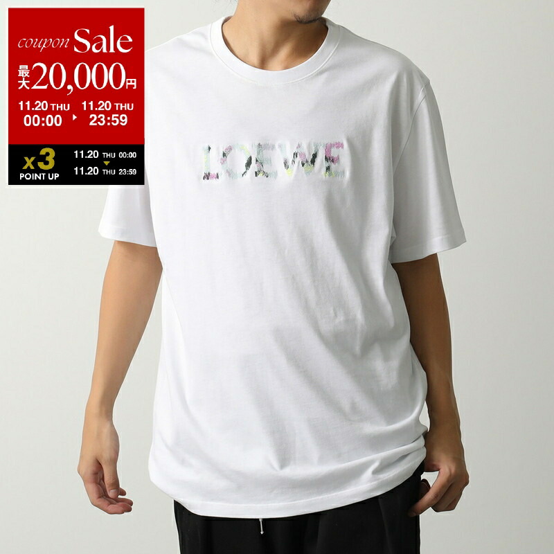 楽天市場】LOEWE ロエベ Tシャツ メンズ 半袖 トップス ロゴT 4L
