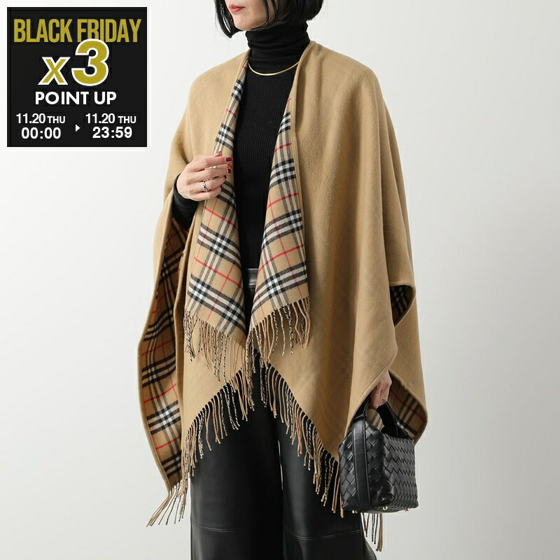Burberry's ウール ポンチョ ベージュ　フリー　アウター　ケープコート Burberry's ウール ポンチョ ベージュ フリー アウター ケープコート