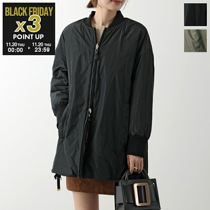 MaxMara ブラック スプリングコート　Lサイズ42 エスマックスマーラ S Max Mara ウールコート ESTURIA ラグランコート