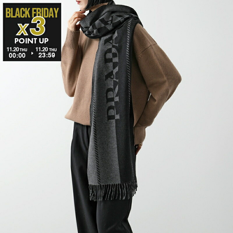 新品　PRADA プラダ　マフラー　黒　ノベルティ 新品 PRADA プラダ マフラー 黒 ノベルティ 楽天市場】PRADA プラダ