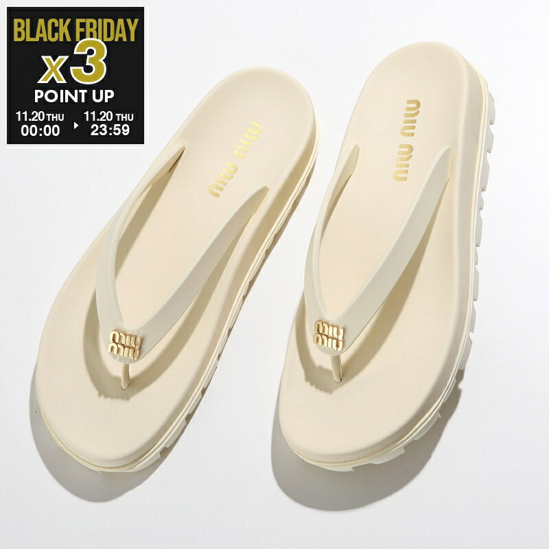 楽天市場】MIUMIU ミュウミュウ サンダル 5XX644 Q1D レディース
