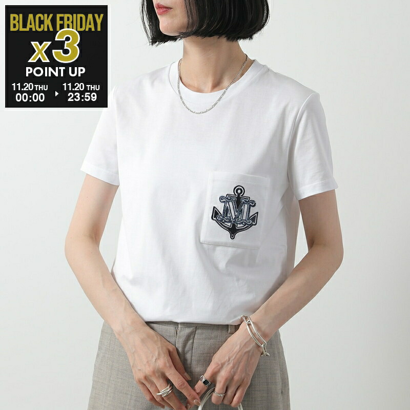 楽天市場】MAX MARA マックスマーラ Tシャツ MASER メーザー